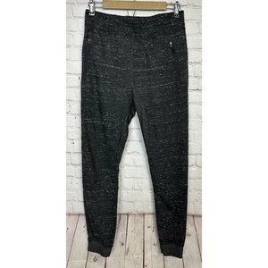 Carbon heathered black men's jogger sweatpants activewear,‎ sz S